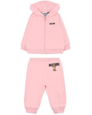 Moschino Teddy-Print Tracksuit - Pink