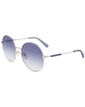 Longchamp Round Frame Sunglasses - White