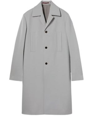 Gucci Single Breasted Coat - Grey