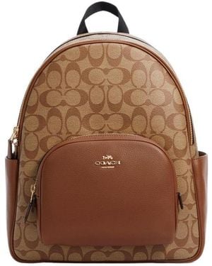 COACH Classic Logo Backpack - Brown