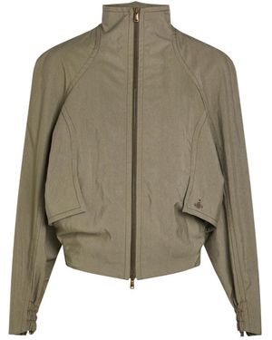 Vivienne Westwood Solid Colour Woven Jacket - Green