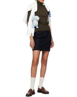 Thom Browne Roll Neck Knitted Sweater - Black