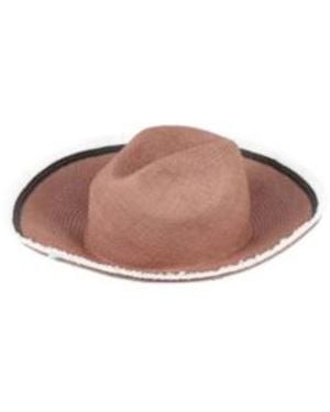 Brunello Cucinelli Wide-Brimmed Straw Hat - Brown
