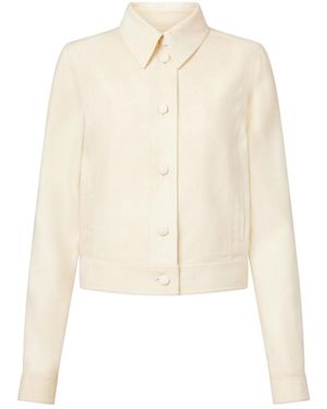 Gabriela Hearst Tereza Short Virgin Wool Jacket - Natural
