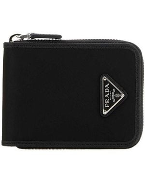 Prada Zipped Wallet - Black