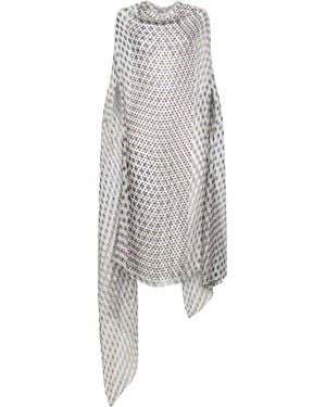 Dries Van Noten Draped Dress - Gray