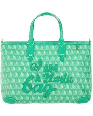 Anya Hindmarch Double Handle Shoulder Bag - Green