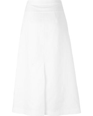 Fendi Casual Linen Skirt - White