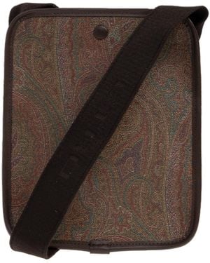 Etro Paisley Shoulder Bag - Brown