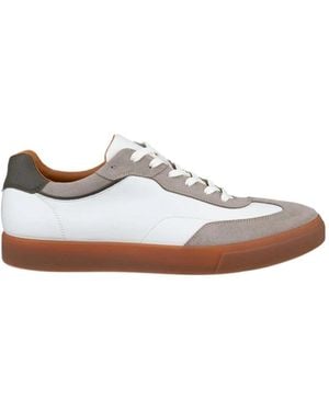 Ecco Soft 10 Leather Sneaker - White