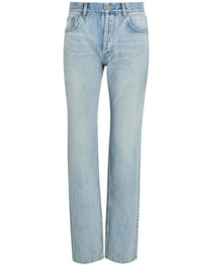 Saint Laurent Straight-Leg Jeans - Blue