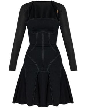 Versace Jeans Couture Zipper Dress - Black