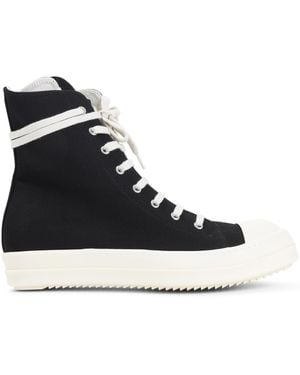 Rick Owens Concordians High-Top Sneaks - Black