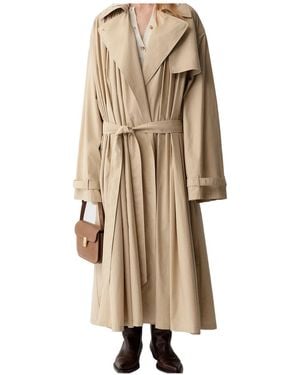 Calvin Klein Mireille Belted Trench Coat - Natural