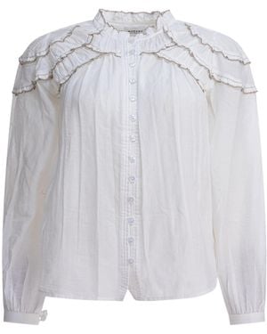 Isabel Marant Étoile Christa Ruffled Blouse - White