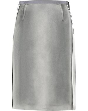 Maison Margiela Zipper Midi Skirt - Grey