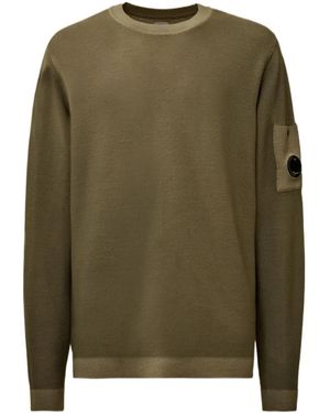 C.P. Company Long-Sleeved Jumper - Green