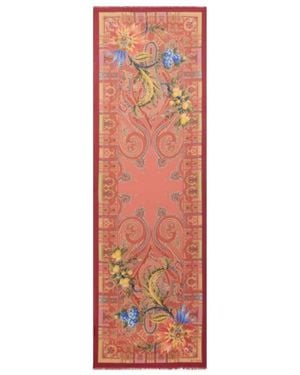 Etro Paisley Floral-Print Scarf - Multicolour
