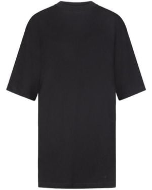 Loulou de Saison Ayaz Oversized T-Shirt Dress - Black