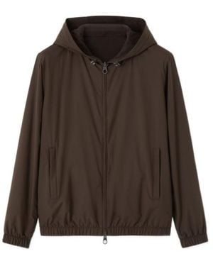 Loro Piana Hooded Bomber - Brown