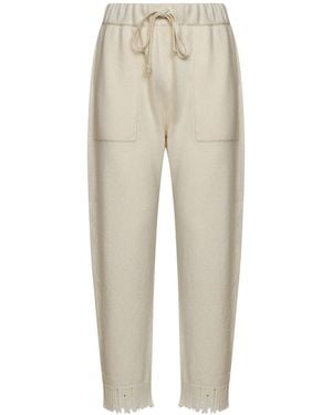 Uma Wang Elastic-Waist Joggers - Natural