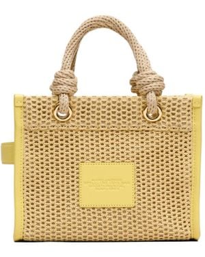 Marc Jacobs Small The Tote Bag Woven-Rope Tote Bag - Metallic