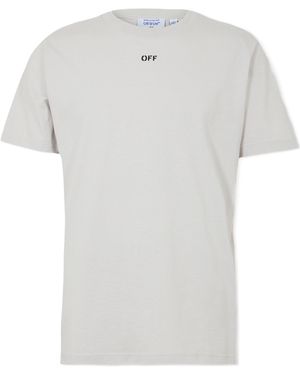 Off-White c/o Virgil Abloh Logo Short Sleeve T-Shirt - White
