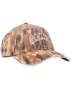 Ganni Patterned Hat - Multicolor