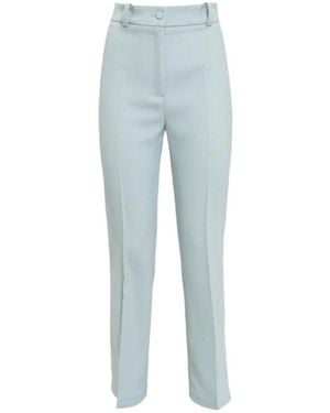 Hebe Studio High-Waist Trousers - Blue