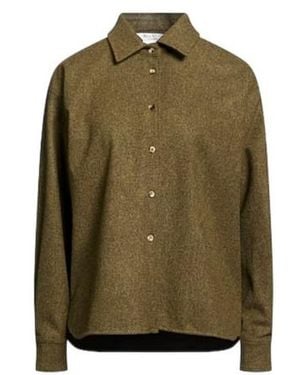 Max Mara Plain Color Shirts - Green