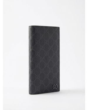 Gucci Interior Gg Long Wallet - Grey