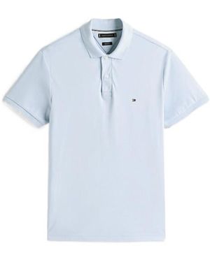 Tommy Hilfiger Liquid Cotton Regular Fit Polo Shirt - Blue