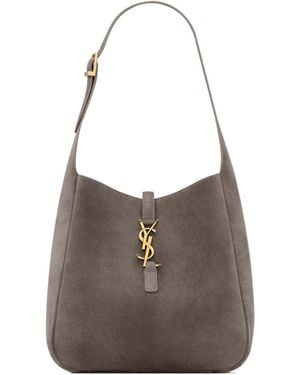 Saint Laurent Le 5 À 7 Supple Small Tote Bag - Brown