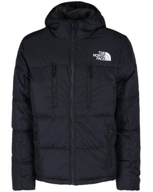 The North Face Logo Embroidered Zip-Up Jacket - Blue