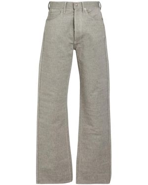 Maison Margiela Solid Colour Casual Trousers - Grey