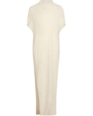 Rick Owens Solid-Color Wool Dress - White