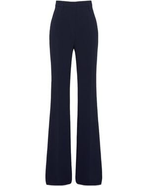 Max Mara Studio Flared Cady Pants - Blue