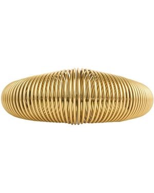 Alaïa Coiled Open Bracelet - Metallic