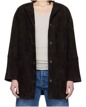 Loulou de Saison Waren Oval Coat - Black