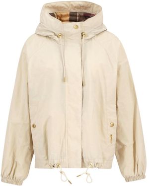 Barbour Long-Sleeved Casual Jacket - Natural