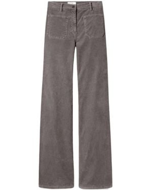 Nili Lotan Casual Trousers With Belt Loops - Grey