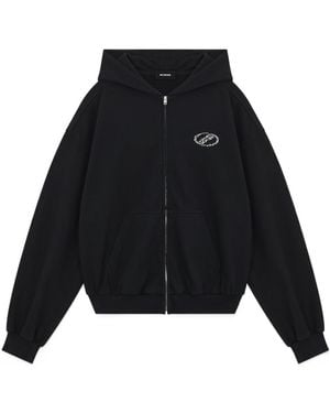 we11done Se11Done Zip-Up Hoodie - Black