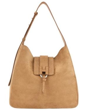 Hogan Trend Hobo Bag - Natural