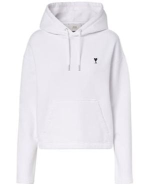 Ami Paris Jersey Sweatshirt - White