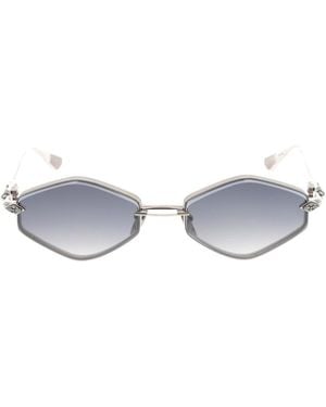 Chrome Hearts Geometric Sunglasses - White