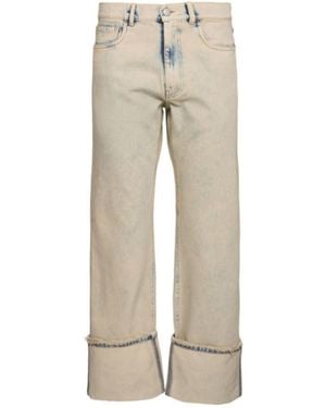 Coperni Boyfriend Low Rise Jeans - Natural