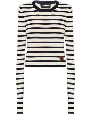 DSquared² Long-Sleeved Jumper - White