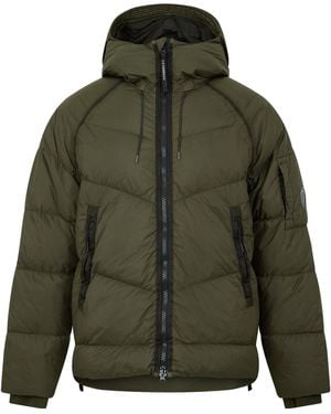 C.P. Company Minimalist Hooded Down Jacket - Green
