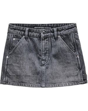 Alexander Wang Carpenter Mini Skort - Gray