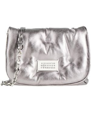 Maison Margiela Plain Colour Across-Body Bag - Metallic
